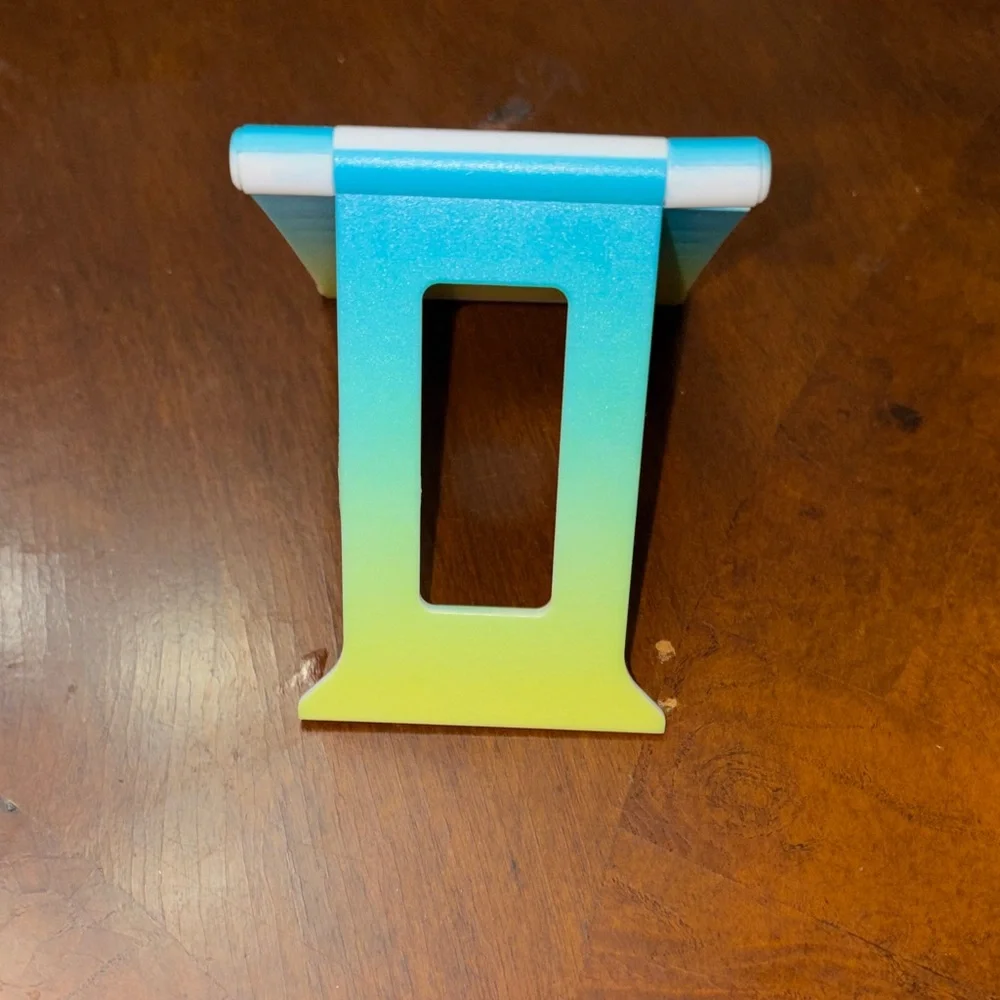Blue and Yellow Phone Stand